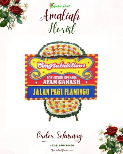 Bunga Papan Congratulation di Palu